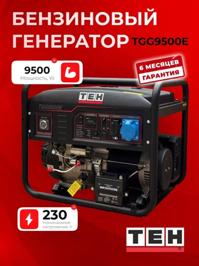 Бензиновый генератор TEH TGG9500E